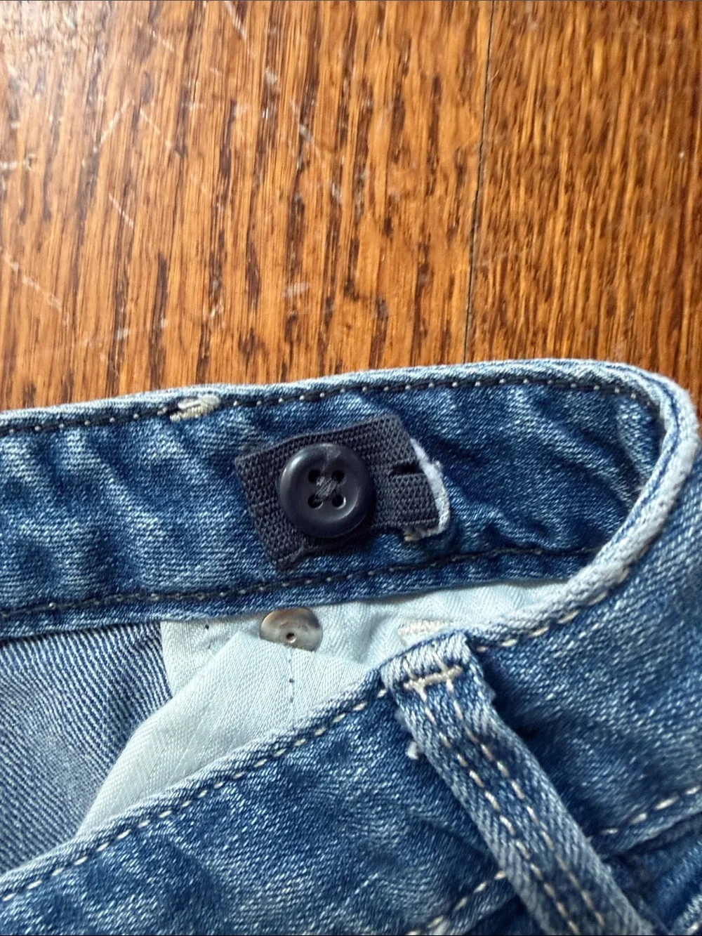 GAP Kids Blue Straight cropped stretch  Jeans